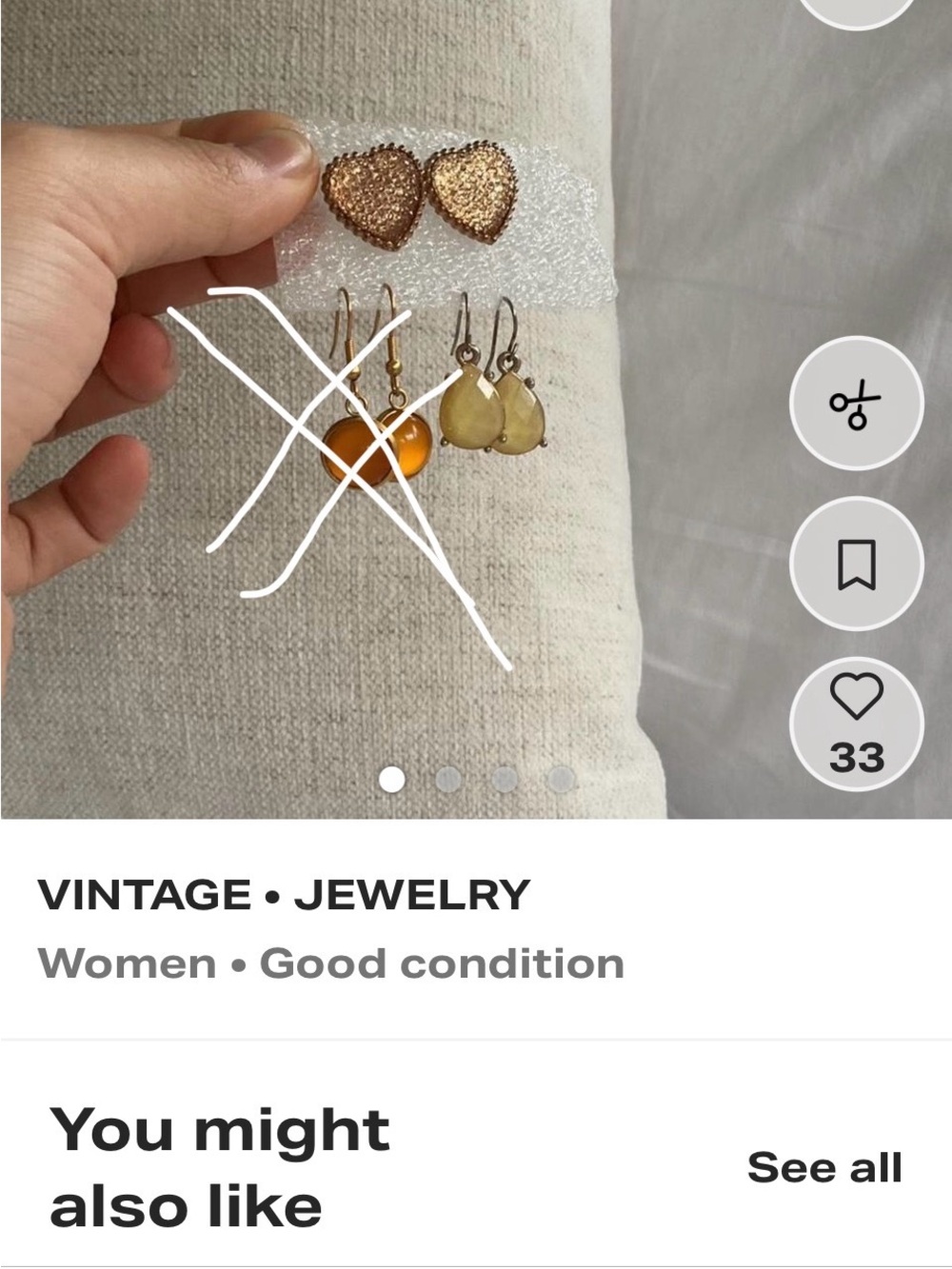 Gold-Tone Earrings - pick of any of the 3